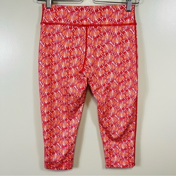 VINEYARD VINES Performance Pink & Orange Seashell Leggings - YOUTH LARGE 14 - Picture 4 of 5